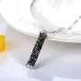 Sllaiss 925 Sterling Silver Necklace Swarovski Crystal Vertical Bar Pendant Necklace for Women Black Crystal Necklace Gift for Her Y Necklace Sllaiss 925 Sterling Silver Necklace Swarovski Crystal Vertical Bar Pendant Necklace for Women Black Crystal Necklace Gift for Her Y Necklace