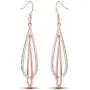 Viennois Teardrop Dangle Earrings for Women Crystal Drop Dangling Earring Rhinestone Double Oval Twist Girls Wedding Gifts (Rose Gold) Viennois Teardrop Dangle Earrings for Women Crystal Drop Dangling Earring Rhinestone Double Oval Twist Girls Wedding Gifts (Rose Gold)