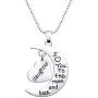 HOFOYA Jewelry Gifts for Daughter Form Mom and Dad,Birthday Day Gift for Daughter,Present for Women or Girl,I Love You Moon Necklace. HOFOYA Jewelry Gifts for Daughter Form Mom and Dad,Birthday Day Gift for Daughter,Present for Women or Girl,I Love You Moon Necklace.