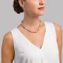 THE PEARL SOURCE 7-8mm AAAA Quality Multicolor Freshwater Cultured Pearl Necklace for Women with Magnetic Clasp in 24'' Matinee Length