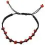Peruvian Souvenir Gift Adjustable Macrame Good Luck Bracelet - Red Black Huayruro Seeds - Handmade by Evelyn Brooks Peruvian Souvenir Gift Adjustable Macrame Good Luck Bracelet - Red Black Huayruro Seeds - Handmade by Evelyn Brooks