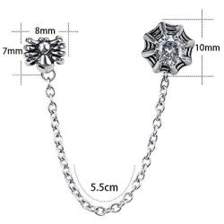 Chain Linked Upper Ear Stud Punk Sword Dangle Surgical Steel Helix Cartilage to Lobe Stud Earring