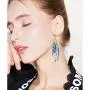 BELLA-Bee Butterfly Wing Drop Dangle Earrings Gold Plated Crystal Rhinestone for women girls wedding Jewelry BELLA-Bee Butterfly Wing Drop Dangle Earrings Gold Plated Crystal Rhinestone for women girls wedding Jewelry