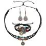 Hanpabum Womens Jewelry Set Vintage Drop Dangle Earring Beaded Woven Cuff Bracelet Ethnic Tribal Necklace Special Accessory Hanpabum Womens Jewelry Set Vintage Drop Dangle Earring Beaded Woven Cuff Bracelet Ethnic Tribal Necklace Special Accessory