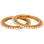 Efulgenz Indian Bangles Bollywood Traditional Ethnic 18 K Gold Plated Faux Rhinestone Bangle Bracelets Bridal Wedding Jewelry For Women