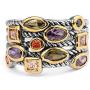 UNY Ring Beautiful Multi CZ Twisted Cable Wire Designer Fashion Brand Vintage Love Antique Womens Jewelry