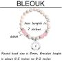BLEOUK Faith Mustard Seed Bracelet Mustard Seed Gift Faith Gift Christian Gift for Women Girls Christian Mustard Seed Jewelry Inspirational Christian Gift