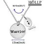 HOLLP Warrior Semicolon Necklace Mental Health Depression Awareness Semicolon Jewelry Inspirational Semicolon Gifts for Women Girls HOLLP Warrior Semicolon Necklace Mental Health Depression Awareness Semicolon Jewelry Inspirational Semicolon Gifts for Women Girls