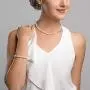 Freshwater Cultured Pearl Jewelry Set for Women Includes Necklace, Bracelet, and Earrings with 925 Sterling Silver - THE PEARL SOURCE Freshwater Cultured Pearl Jewelry Set for Women Includes Necklace, Bracelet, and Earrings with 925 Sterling Silver - THE PEARL SOURCE