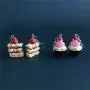 DAMLENG 2 Pairs Unique Handmade Simulation Strawberry Layer Cake Dessert Dangle Drop Earrings Set for Women Girls Teens funny Creative Ice Cream Food Jewelry Gifts DAMLENG 2 Pairs Unique Handmade Simulation Strawberry Layer Cake Dessert Dangle Drop Earrings Set for Women Girls Teens funny Creative Ice Cream Food Jewelry Gifts