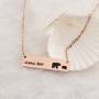MAOFAED Sweet Mama Bear Necklace Mothers Day Gift for Mom Grandma Wife Godmother Necklace