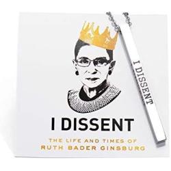 OFGOT7 Philosophers Guild Ruth Bader Ginsburg of I Dissent Bracelets Cuff Bangle Stainless Steel Engraved