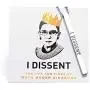 OFGOT7 Philosophers Guild Ruth Bader Ginsburg of I Dissent Bracelets Cuff Bangle Stainless Steel Engraved