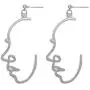 D.Rosse 4 Pairs Unique Abstract Human Face Dangle Earrings Hollow Face Hand Shape Gold Silver Statement Drop Studs Earrings Jewelry Set for women Girls D.Rosse 4 Pairs Unique Abstract Human Face Dangle Earrings Hollow Face Hand Shape Gold Silver Statement Drop Studs Earrings Jewelry Set for women Girls