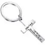 Gzrlyf I am The Way The Truth and The Life Keychain John 14: 6 Bible Verse Gifts Religious Gifts