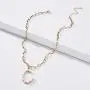 ZLYSF Initial Necklace for Women Girls Large Big Letter Necklace - Paperclip Chain Alphabet Pendant Necklace Jewelry Gift