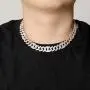 JINAO Hip Hop 6 Times 14k Gold Plated 14mm Miami Cuban Link Chains Necklace Iced Out Paved Bling Drip Sharp Edge Cuban with Baguette CZ for Men JINAO Hip Hop 6 Times 14k Gold Plated 14mm Miami Cuban Link Chains Necklace Iced Out Paved Bling Drip Sharp Edge Cuban with Baguette CZ for Men