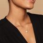 PAVOI 14K Gold Plated 925 Sterling Silver CZ Diamond Pendant Necklace for Women | Adjustable Slider