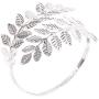 RIVERTREE Greek Goddess Gold Leaf Branch Upper Arm Cuff Costume Open Arm Bracelet Armlet Armband Bangle