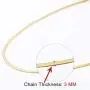 HAWSON Snake Chain Necklace for Women Men, 18k Gold Filled Snake Chain Choker, Stacking Layering Necklaces for Girls, Herringbone Chain Necklace, Flat Chain, Strand Collars Choker 16''-24''