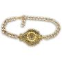 TFJ Women Jewelry Boot Bracelet Bling Flower Victorian Style Pendant Metal Chain Shoe Charm