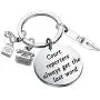 CENWA Court Reporter Gift Court Reporter Always Get The Last Word Keychain Stenographer Gift Retirement Gift for Court Reporter