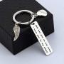 Gzrlyf Memorial Keychain God Has You in His Arm I Have You in My Heart Sympathy Gifts for Loss of Loved One