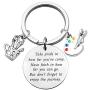 Artist Paint Palette Keychain Artist Inspiration Gift Art Student Grauduation Gift Painter Gifts Paint Brush Keychain Art Palette Charm Take Pride in How Far You Have Come