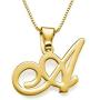 MyNameNecklace Personalized Initial Pendant Necklace Jewelry - Custom Letter Necklace for Women Wife Girlfriend Bridesmaid Gift