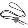 COOLLA Bolo tie- Handmade Western Cowboy Black Vintage Cicada Pendant for Women,Men