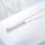 WINNICACA Heartbeat Faith Hope Love Sterling Silver Created Opal Vertical Bar Necklaces October Birthstones Jewelry Birthday Mothers Day Gifts for Her Women Teen Nurse Birthday