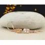 Solid 14k Rose Gold Morganite Dangle Lever back Earrings Solid 14k Rose Gold Morganite Dangle Lever back Earrings