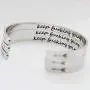NXYVB Women Girls Motivational Birthday Cuff Bangle Friendship Personalized Jewelry Inspirational Cuff Bracelet Bangle Keep Going Motivational Mantra Quote Stainless Steel Engraved for Girl Gift NXYVB Women Girls Motivational Birthday Cuff Bangle Friendship Personalized Jewelry Inspirational Cuff Bracelet Bangle Keep Going Motivational Mantra Quote Stainless Steel Engraved for Girl Gift
