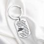 FUSTMW Truck Driver Gifts Keychain May Your Guardian Angel Ride with You Drive Safe Key Chain Long Distance Relationship Gift for Trucker Wife Couple Gifts for Him