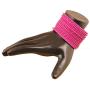 Touchstone New Colorful Bangle Collection. Indian Bollywood Alloy Metal Charming Look Fuchsia Pink Color Golden Glaze Wrist Enhancing Designer Jewelry Bangle Bracelets. Set of 36 for Women.