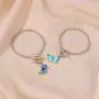 Blue Butterfly Silver Chain Pendant Bracelet for Women and Girls Adjustable Silver Bracelet Blue Butterfly Silver Chain Pendant Bracelet for Women and Girls Adjustable Silver Bracelet