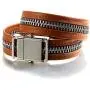 FORCEHOLD Genuine Leather Chokers Necklaces Zipper Design Bracelet Necklace Collar Dual Use FORCEHOLD Genuine Leather Chokers Necklaces Zipper Design Bracelet Necklace Collar Dual Use