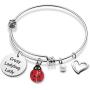 Ladybug Bracelet Crazy Ladybug Lady Ladybug Jewelry Gift for Ladybug Lover Insect Lover