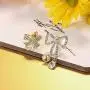 Sllaiss Asymmetric Bow Dangle Aurora Crystals Earrings for Women Made with Swarovski Cute Fashion 14K Gold Plated Mothers Day Jewelry Gift Sllaiss Asymmetric Bow Dangle Aurora Crystals Earrings for Women Made with Swarovski Cute Fashion 14K Gold Plated Mothers Day Jewelry Gift