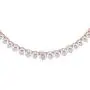 Lavencious Tennis AAA CZ Necklace Bridal Evening Party Bling Gold Plated Statement Jewelry 16” and 18'' Lavencious Tennis AAA CZ Necklace Bridal Evening Party Bling Gold Plated Statement Jewelry 16” and 18''