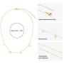 Moronly Love Letter Necklace for Women CZ Love Script Necklace 14K Gold Plated Charm Jewelry Choker Necklace Hypoallergenic