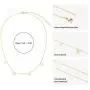 Moronly Love Letter Necklace for Women CZ Love Script Necklace 14K Gold Plated Charm Jewelry Choker Necklace Hypoallergenic
