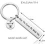 ENSIANTH Yoda Keychain May The Force Be with You Keychain Star Wars Movie Star Wars Gift Funny Gift
