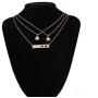 Daughter Gifts Mother Daughter Necklace Cubic Zirconia Love Pendant Necklace Mothers Day Gift