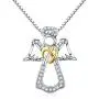 VOROCO 925 Sterling Silver Simple Cute Style Pendant Necklace Birthday Gift Jewelry for Women Girls VOROCO 925 Sterling Silver Simple Cute Style Pendant Necklace Birthday Gift Jewelry for Women Girls