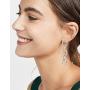 Link Chain Drop Earrings Long Chunky Oval Chain Link Tassel Dangle Earrings Statement Minimalist Jewelry for Women Girls