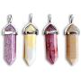 Galactikonsciousness Mookaite Jasper Stone Pendant Natural Gemstone Point Meditation Reiki Yoga Gift Raw Crystal Healing Chakra Necklace Collection Charm Prayer