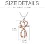 MISTBEE Sterling Silver Stethoscope Necklace Doctor Nurse Medical Jewelry Angel Wings/Cross Necklaces Medical Nurse Gifts for Women