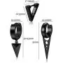 ORAZIO Earrings for Men Women Stainless Steel Kpop Triangle Punk Huggie Hoop Earrings ORAZIO Earrings for Men Women Stainless Steel Kpop Triangle Punk Huggie Hoop Earrings