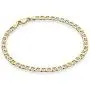 Miabella 18K Gold Over Sterling Silver Italian 3mm, 4mm Solid Diamond-Cut Mariner Link Chain Bracelet for Men Women, 6.5, 7, 7.5, 8 Inch Made in Italy Miabella 18K Gold Over Sterling Silver Italian 3mm, 4mm Solid Diamond-Cut Mariner Link Chain Bracelet for Men Women, 6.5, 7, 7.5, 8 Inch Made in Italy